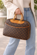 Louis Vuitton Deauville Monogram Satchel Bag