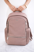 Tumi Neutral Beige Nylon Backpack – Professional Travel/Work Bag