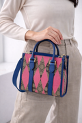 Gucci GG Supreme Monogram Rhombus Mini Tote Bag – Pink & Blue