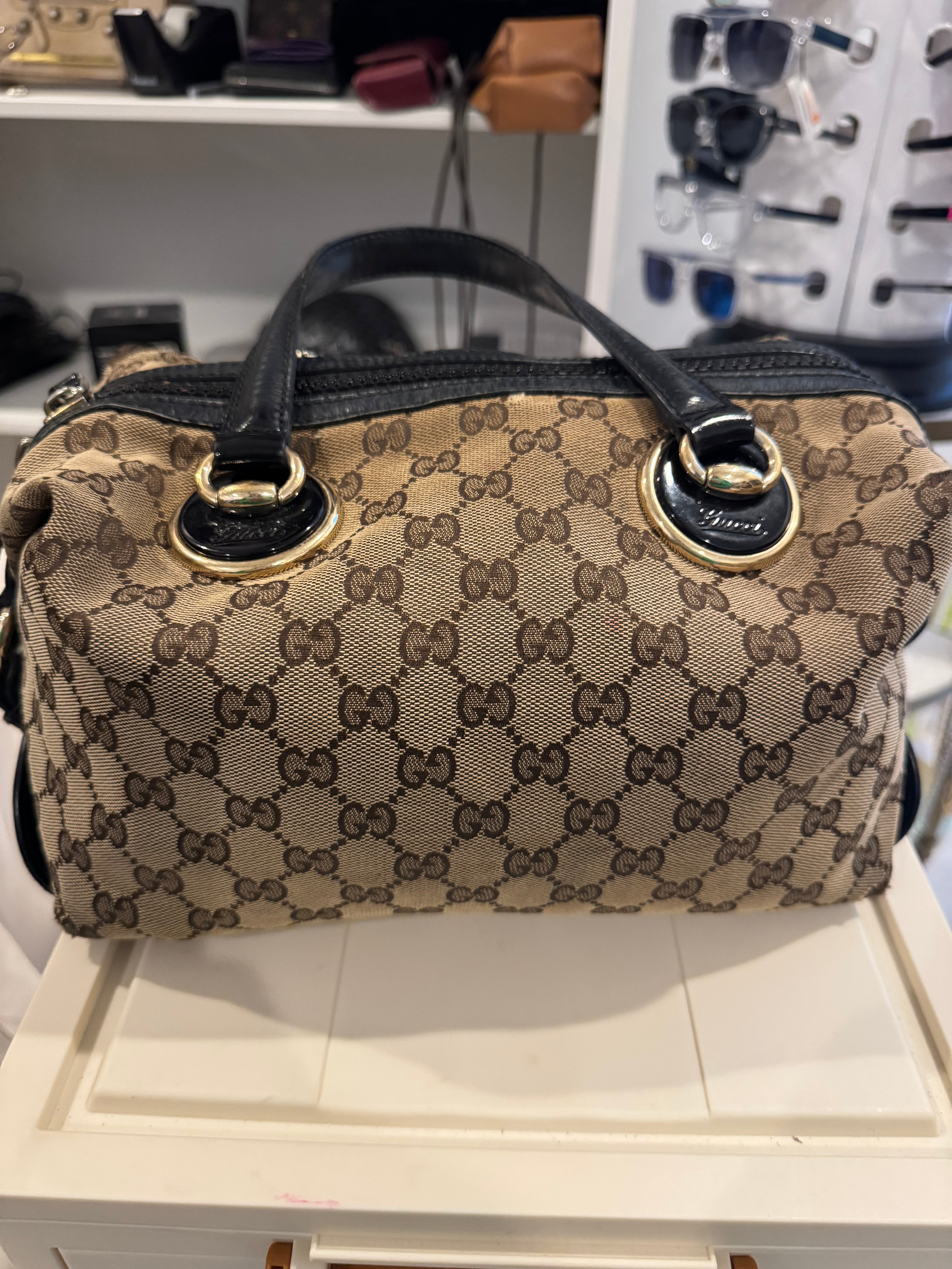 Gucci GG Canvas Sukey Medium Tote Bag