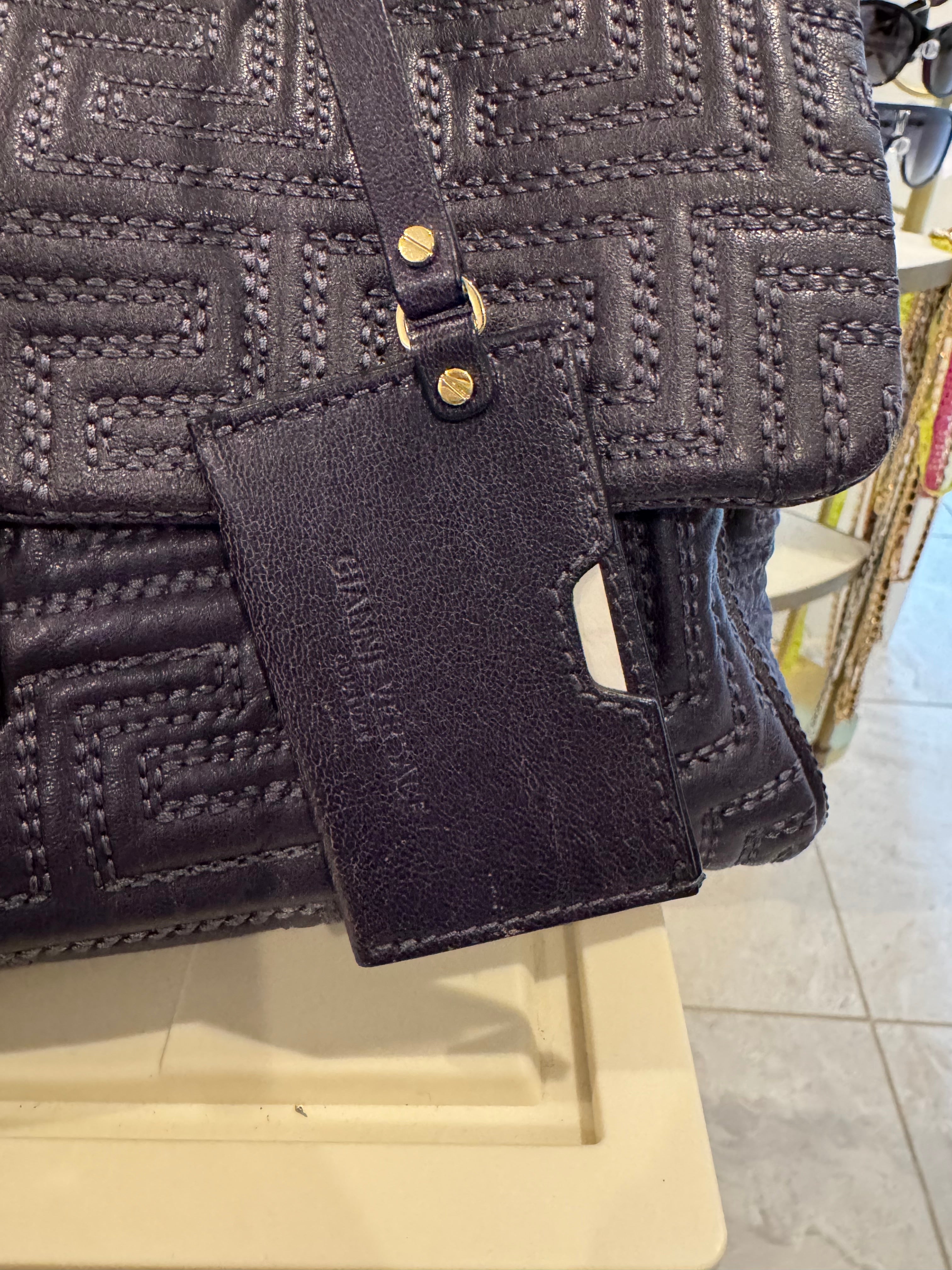 Versace Gianni Versace Couture Quilted Leather Shoulder Bag