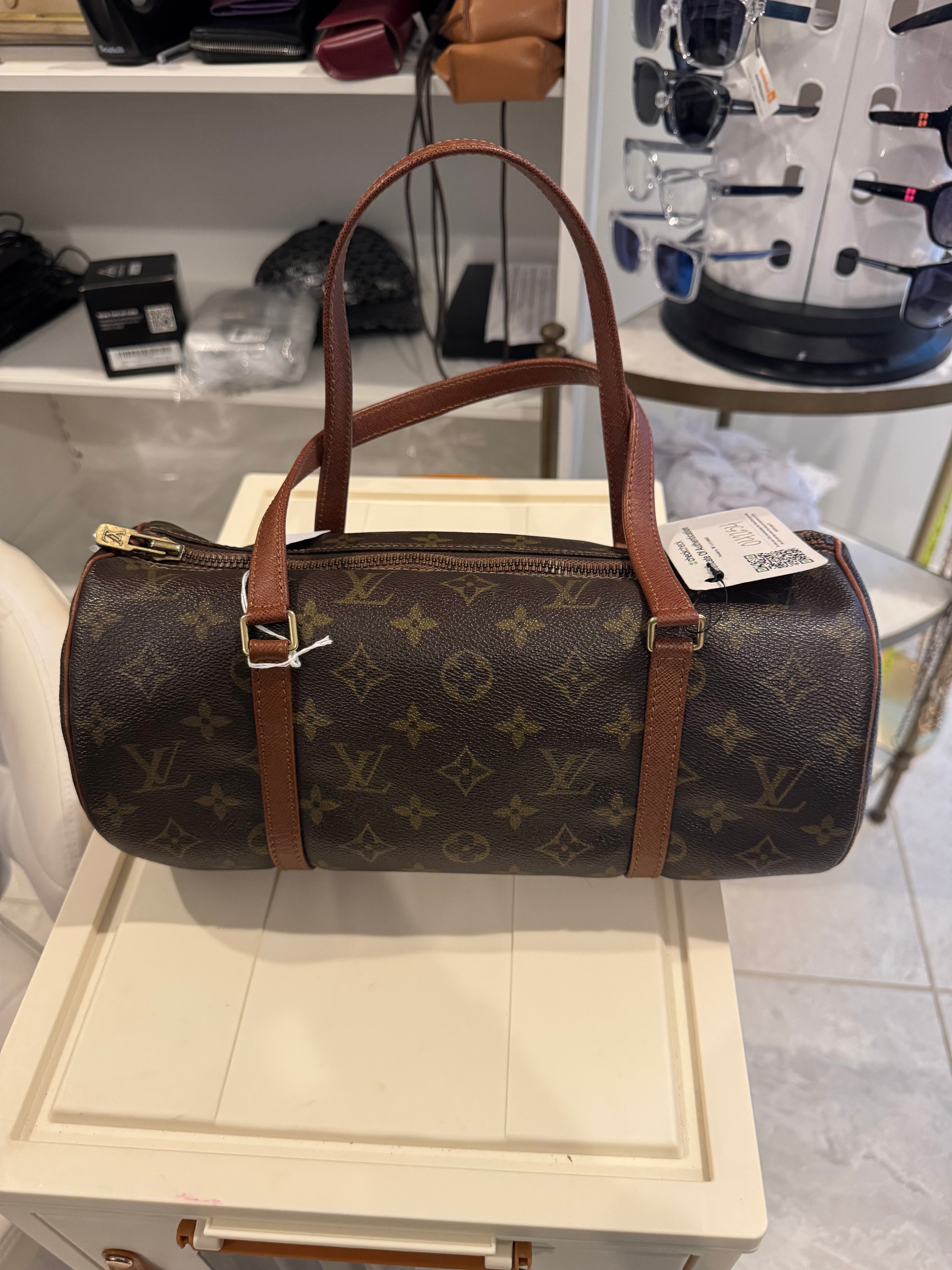 Louis Vuitton Papillon 30 Monogram Canvas Handbag