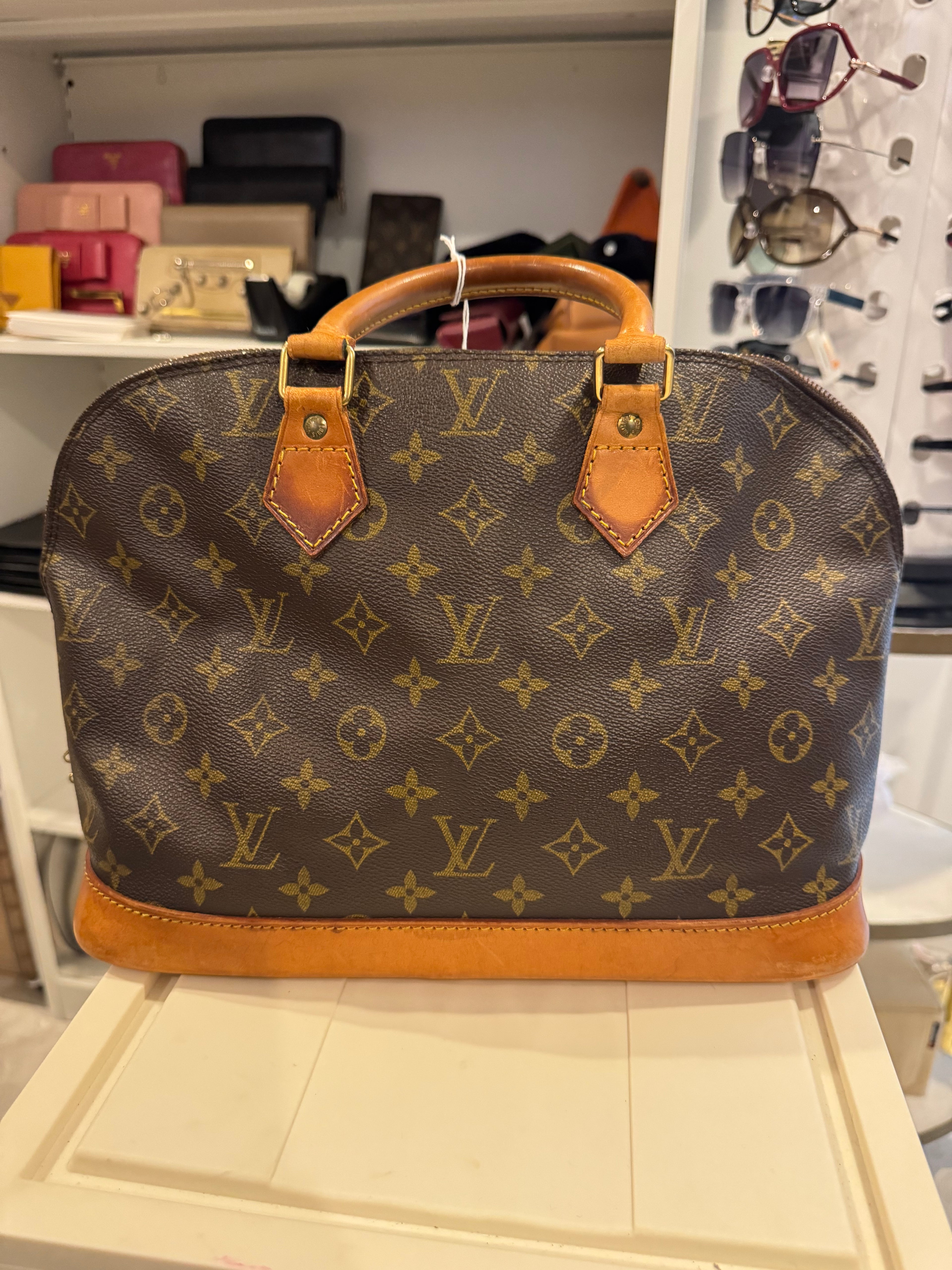 Louis Vuitton Alma PM Monogram Canvas Satchel