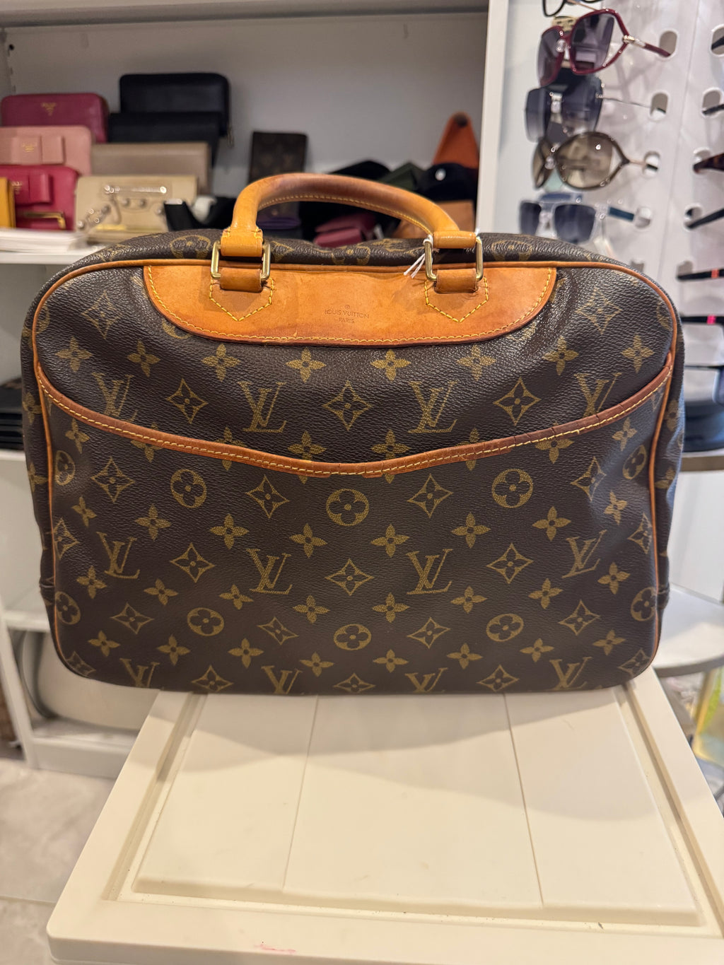 Louis Vuitton Deauville Monogram Satchel Bag