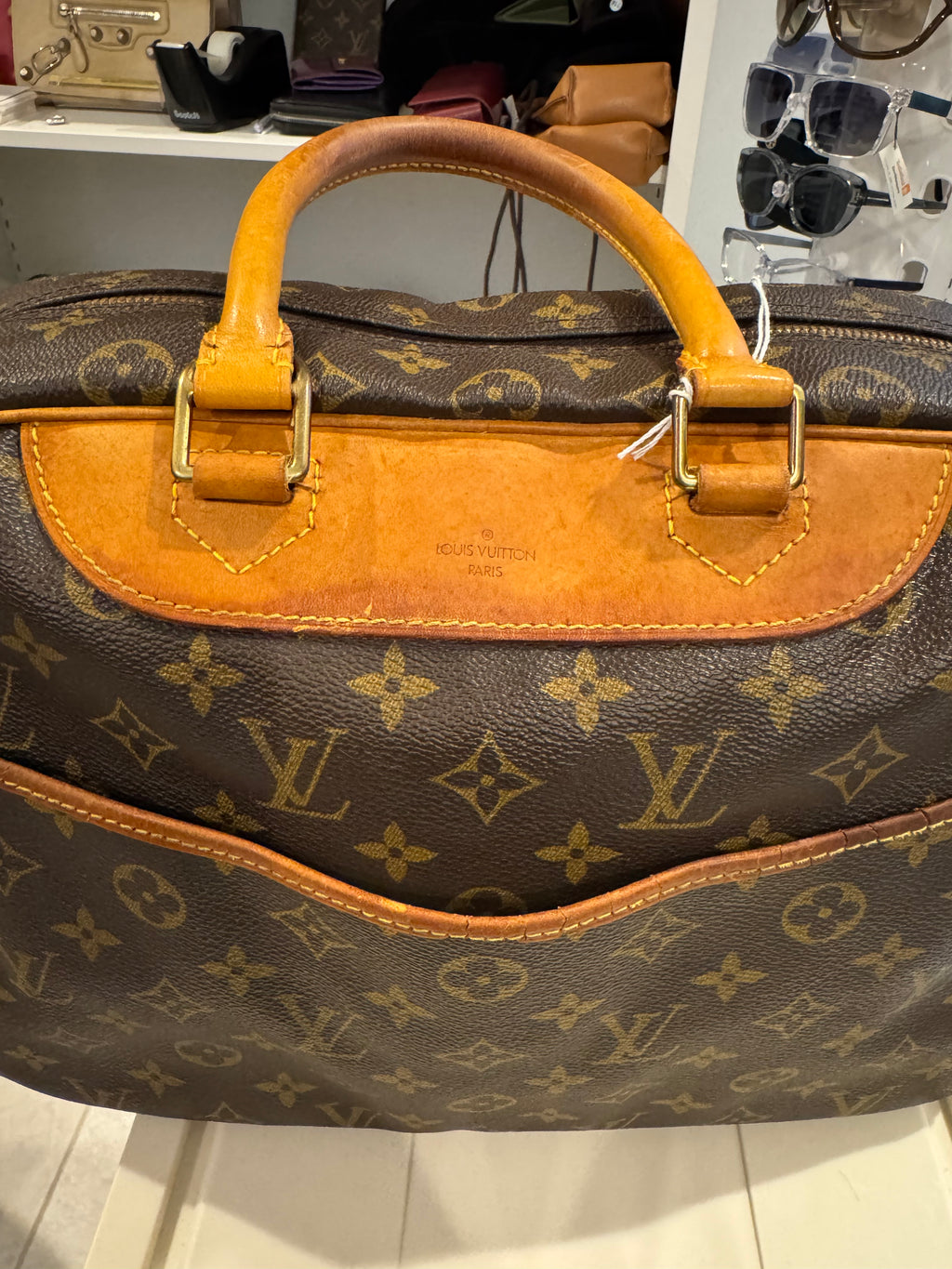 Louis Vuitton Deauville Monogram Satchel Bag