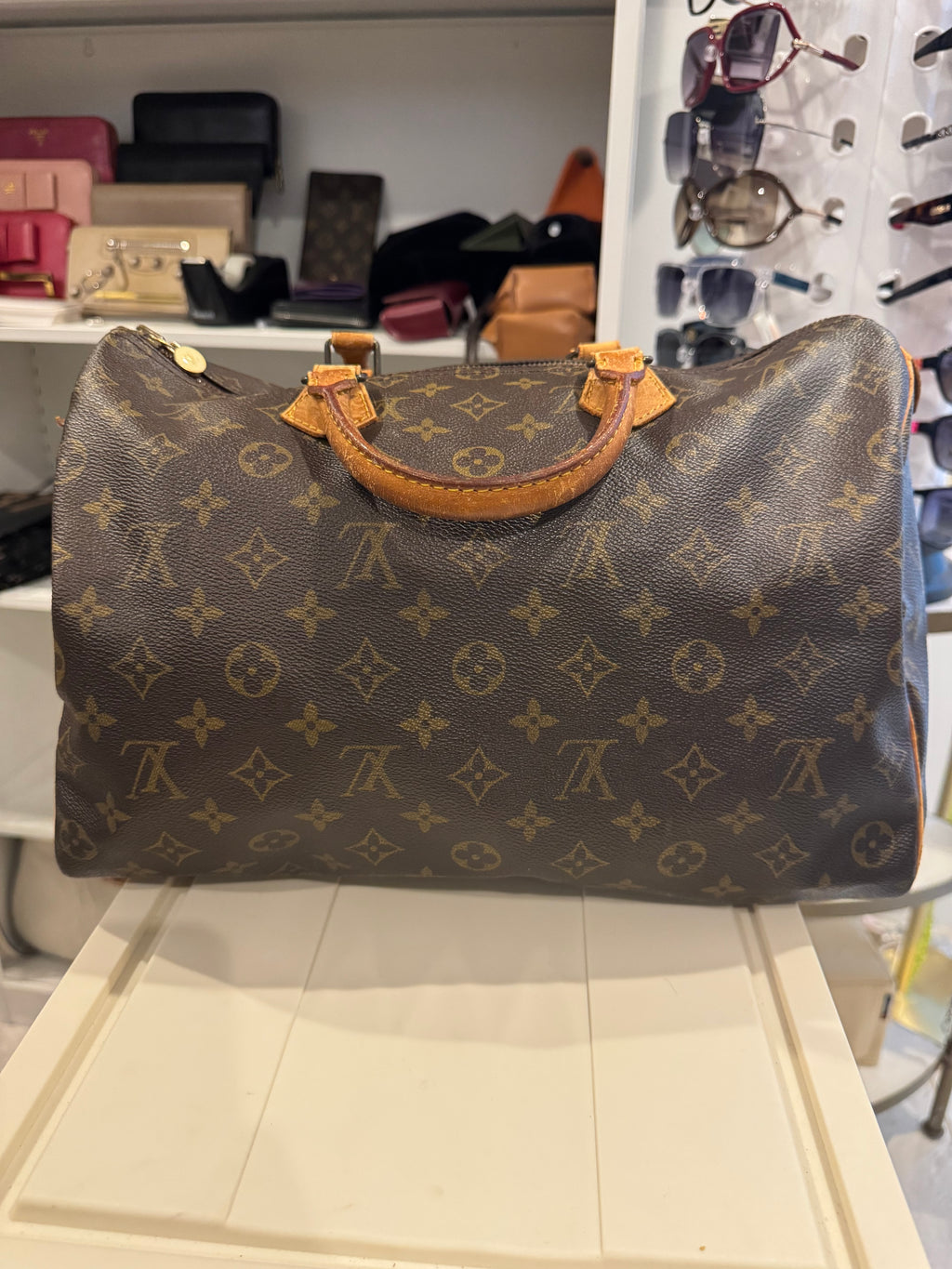 Louis Vuitton Monogram Speedy 35 Handbag