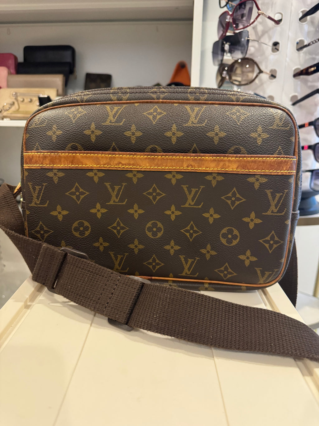 Louis Vuitton Monogram Reporter PM Shoulder Bag