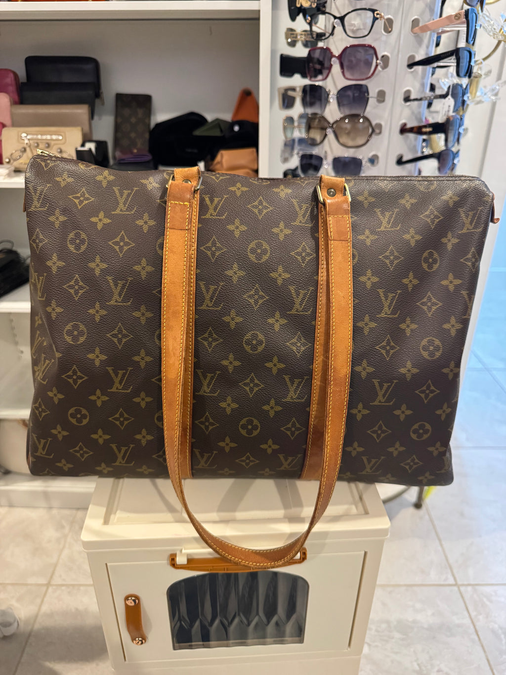 Louis Vuitton Monogram Sac Flanerie 45 Shoulder Bag | Vintage Canvas Tote